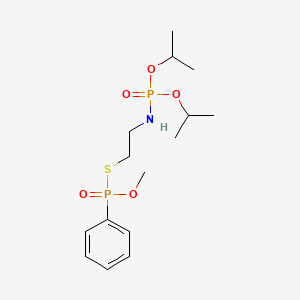 O-Methyl S-(O',O'-diisopropylphosphoramido)ethyl phenylphosphonothioate