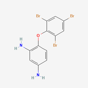 molecular formula C12H9Br3N2O B14710102 4-(2,4,6-Tribromophenoxy)benzene-1,3-diamine CAS No. 15148-95-5