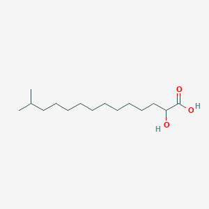 molecular formula C15H30O3 B14710121 2-Hydroxy-13-methyltetradecanoic acid CAS No. 22226-24-0