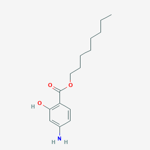 molecular formula C15H23NO3 B14710128 Octyl 4-amino-2-hydroxybenzoate CAS No. 21545-96-0