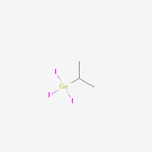 molecular formula C3H7GeI3 B14710137 Germane, triiodoisopropyl- CAS No. 21342-26-7