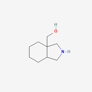 molecular formula C9H17NO B1471014 (octahydro-3aH-isoindol-3a-yl)methanol CAS No. 1824189-03-8