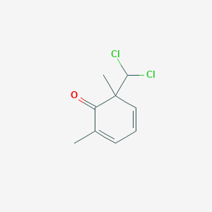 6-(Dichloromethyl)-2,6-dimethylcyclohexa-2,4-dien-1-one