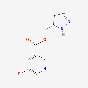 1H-Pyrazol-3-ylmethyl 5-fluoro-3-pyridinecarboxylate