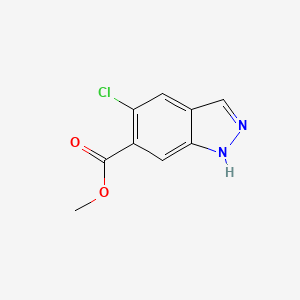 molecular formula C9H7ClN2O2 B1471019 5-Cloro-1H-indazol-6-carboxilato de metilo CAS No. 1227269-07-9