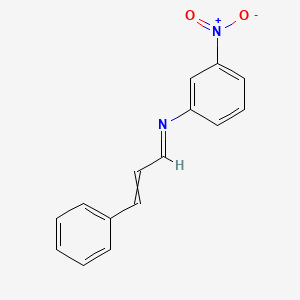 Benzenamine, 3-nitro-N-(3-phenyl-2-propenylidene)-