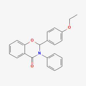 2-(p-Ethoxyphenyl)-2,3-dihydro-3-phenyl-4H-1,3-benzoxazin-4-one