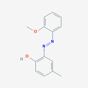 Phenol, 2-[(2-methoxyphenyl)azo]-4-methyl-