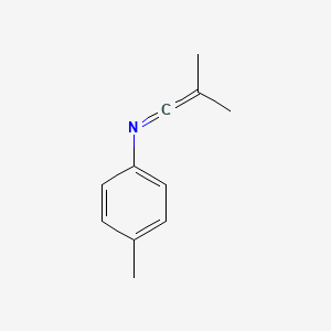 Benzenamine, 4-methyl-N-(2-methyl-1-propenylidene)-