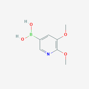 molecular formula C7H10BNO4 B1471029 2,3-二甲氧基吡啶-5-硼酸 CAS No. 1346526-61-1