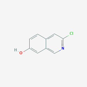 molecular formula C9H6ClNO B1471036 3-Chloroisoquinolin-7-ol CAS No. 82117-25-7
