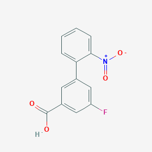 molecular formula C13H8FNO4 B1471051 3-Fluoro-5-(2-nitrophenyl)benzoic acid CAS No. 1393442-54-0