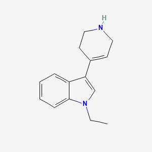 molecular formula C15H18N2 B1471066 1-ethyl-3-(1,2,3,6-tetrahydropyridin-4-yl)-1H-indole CAS No. 1368037-49-3