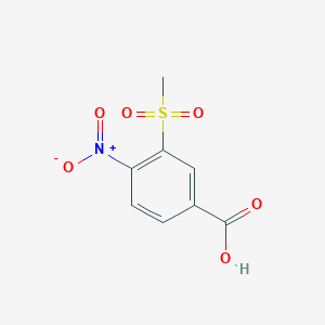 molecular formula C8H7NO6S B1471074 3-甲磺酰基-4-硝基苯甲酸 CAS No. 1415819-84-9