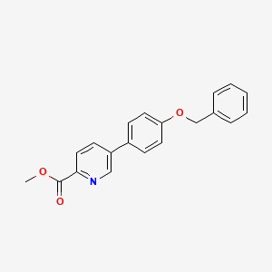 Methyl 5-[4-(benzyloxy)phenyl]pyridine-2-carboxylate