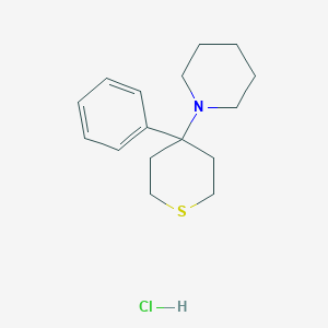 1-(Phenyltetrahydro-4-thiopyranyl)piperidine, hydrochloride