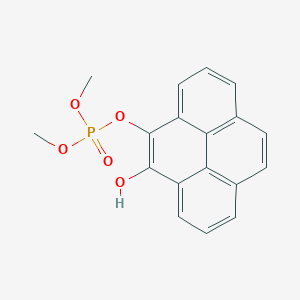 molecular formula C18H15O5P B14710846 5-Hydroxypyren-4-yl dimethyl phosphate CAS No. 15052-42-3