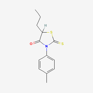 5-Propyl-3-(p-tolyl)rhodanine