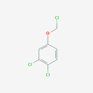molecular formula C7H5Cl3O B1471089 1,2-二氯-4-(氯甲氧基)苯 CAS No. 94637-84-0
