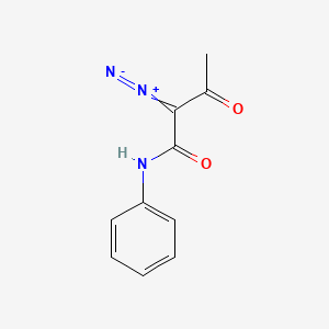 4-Anilino-3-diazonio-4-oxobut-2-en-2-olate