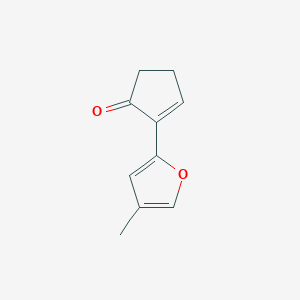 2-(4-Methyl-2-furyl)-2-cyclopenten-1-one