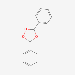 molecular formula C14H12O3 B14710944 1,2,4-Trioxolane, 3,5-diphenyl- CAS No. 23888-15-5