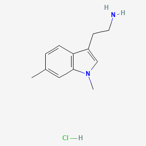 2-(1,6-dimethyl-1H-indol-3-yl)ethan-1-amine hydrochloride