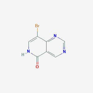 molecular formula C7H4BrN3O B1471103 8-bromo-6H-pyrido[4,3-d]pyrimidin-5-one CAS No. 1379345-98-8