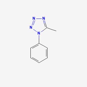 molecular formula C8H8N4 B14711209 1-Phenyl-5-methyltetrazole CAS No. 22706-20-3