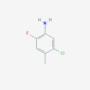 molecular formula C7H7ClFN B1471133 5-Chloro-2-fluoro-4-methyl-phenylamine CAS No. 1263275-21-3
