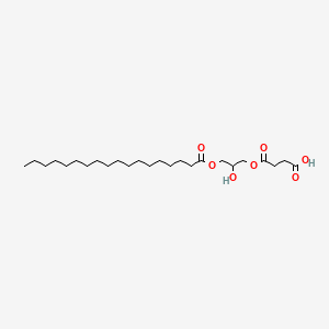 4-[2-Hydroxy-3-(octadecanoyloxy)propoxy]-4-oxobutanoic acid