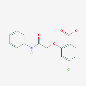 Methyl 2-(2-anilino-2-oxoethoxy)-4-chlorobenzoate