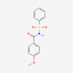 N-(Benzenesulfonyl)-4-methoxybenzamide