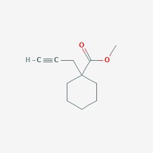 molecular formula C11H16O2 B1471148 1-(丙-2-炔基)环己烷甲酸甲酯 CAS No. 678988-77-7