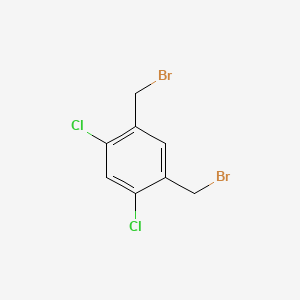 molecular formula C8H6Br2Cl2 B14711480 1,5-Bis(bromomethyl)-2,4-dichlorobenzene CAS No. 21903-54-8