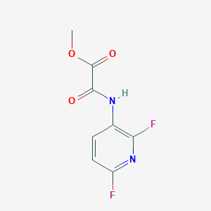 Methyl [(2,6-difluoropyridin-3-yl)carbamoyl]formate