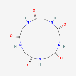 Cyclo(glycylglycylglycylglycylglycyl)