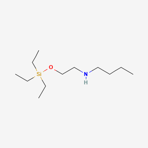 Butylamine, N-(2-(triethylsiloxy)ethyl)-