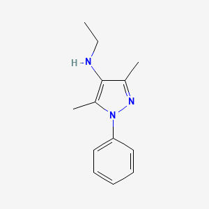 Pyrazole, 3,5-dimethyl-4-(ethylamino)-1-phenyl-