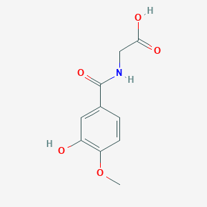 N-(3-Hydroxy-4-methoxybenzoyl)glycine