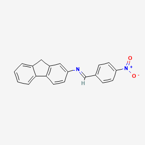 N-(9H-fluoren-2-yl)-1-(4-nitrophenyl)methanimine