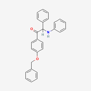 alpha-Anilino-p-benzyloxyphenyl benzyl ketone