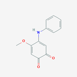 4-Anilino-5-methoxycyclohexa-3,5-diene-1,2-dione