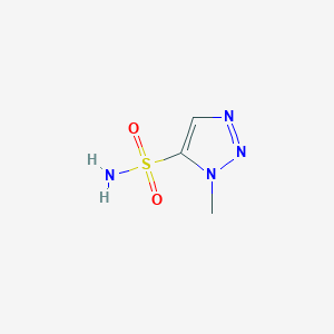 molecular formula C3H6N4O2S B1471164 1-methyl-1H-1,2,3-triazole-5-sulfonamide CAS No. 1602410-39-8