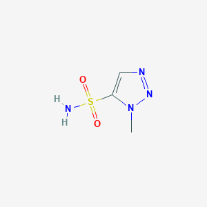 molecular formula C3H6N4O2S B1471164 1-甲基-1H-1,2,3-三唑-5-磺酰胺 CAS No. 1602410-39-8