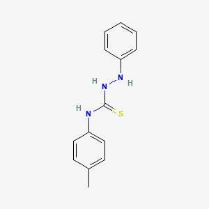 Hydrazinecarbothioamide, N-(4-methylphenyl)-2-phenyl-