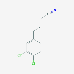 molecular formula C10H9Cl2N B1471168 4-(3,4-Dichlorophenyl)butanenitrile CAS No. 39960-06-0