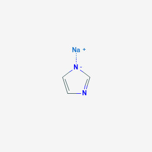molecular formula C3H4N2Na+ B147117 咪唑钠 CAS No. 5587-42-8