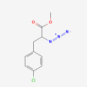 molecular formula C10H10ClN3O2 B1471176 Methyl 2-azido-3-(4-chlorophenyl)propanoate CAS No. 1461705-52-1