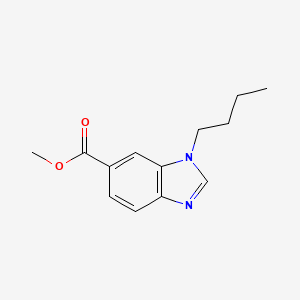 molecular formula C13H16N2O2 B1471186 Methyl 3-butyl-1,3-benzodiazole-5-carboxylate CAS No. 1437794-52-9
